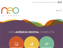 Tablet Screenshot of neointernet.com.br